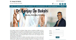Desktop Screenshot of drsanjaydebakshi.org